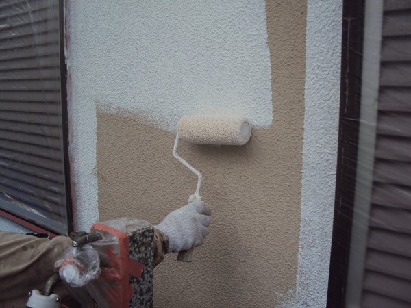 外壁下塗り