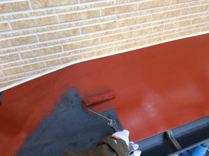 霧除け塗装下塗り