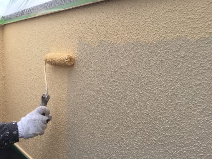 外壁上塗り