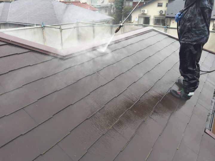 屋根高圧洗浄