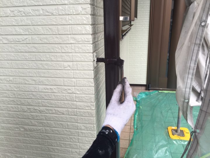 雨樋塗装2回目