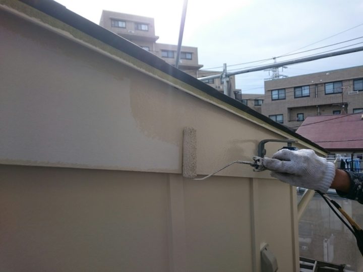 破風板中塗り