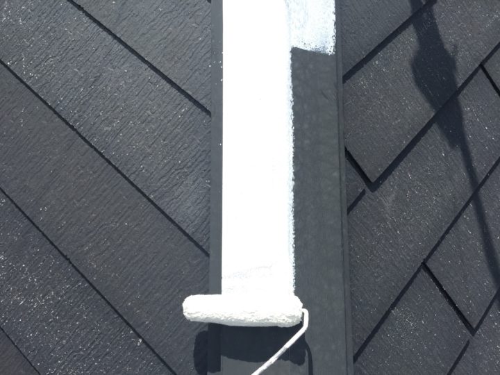 屋根棟板金錆止め
