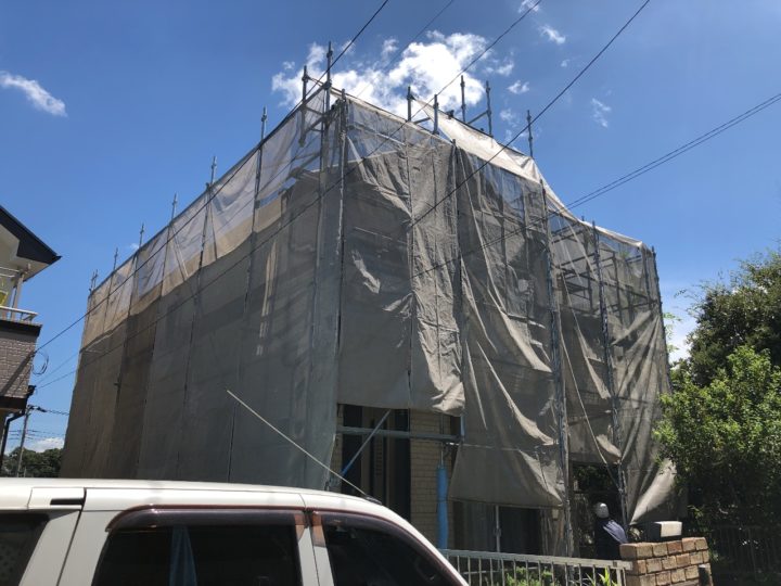 足場状況