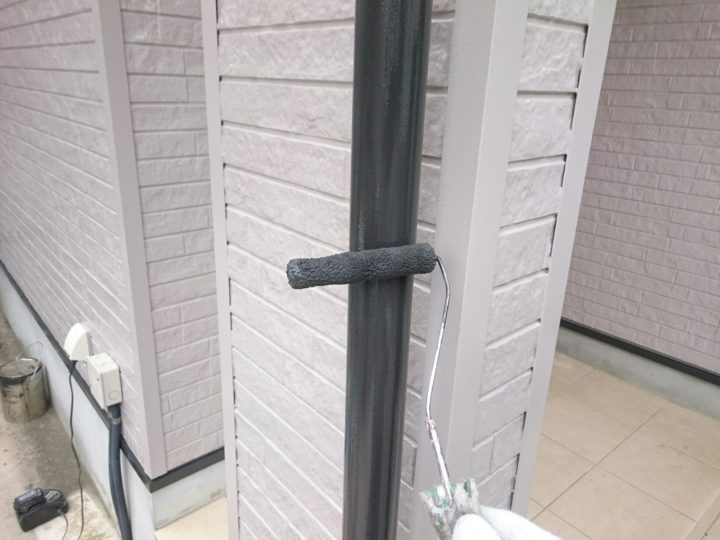 雨樋上塗り