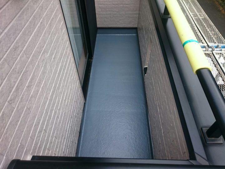ベランダ防水完了全景