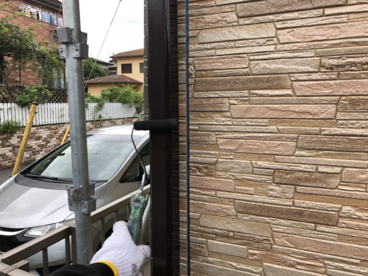 雨樋上塗り