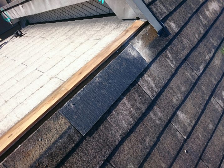 屋根材一部差し替え施工後