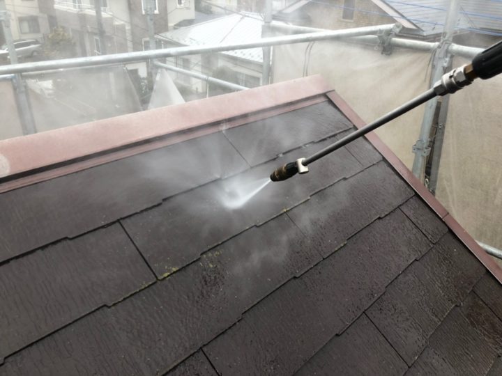 屋根高圧洗浄