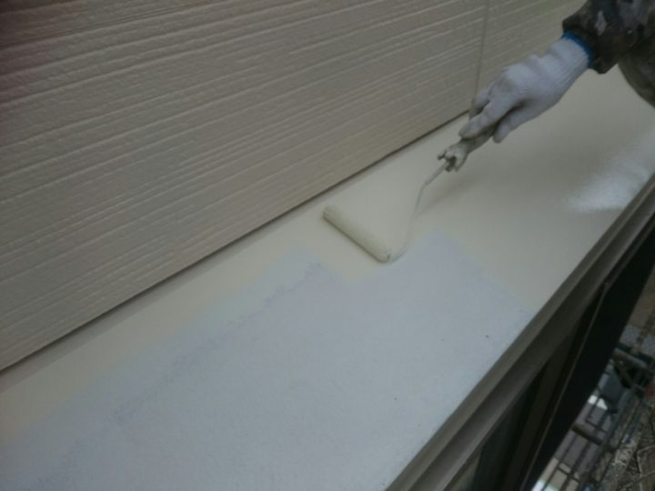 霧除け中塗り