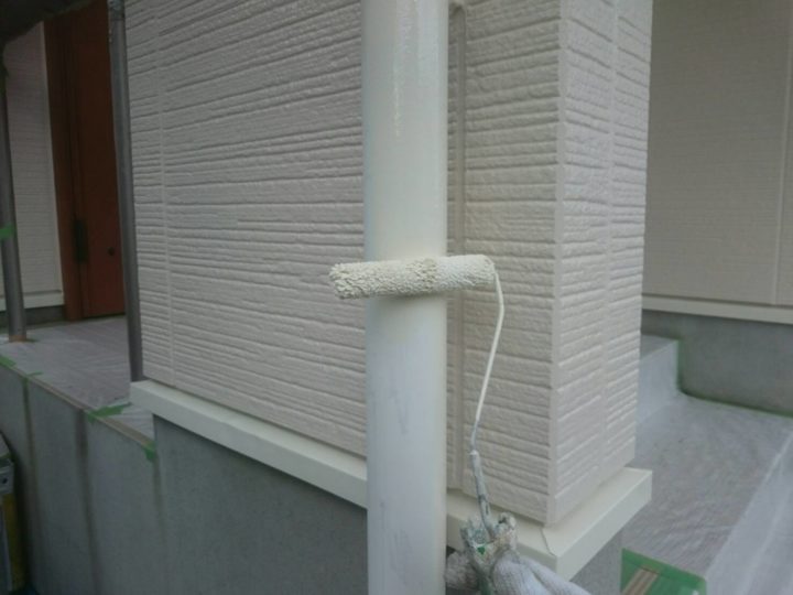雨樋中塗り