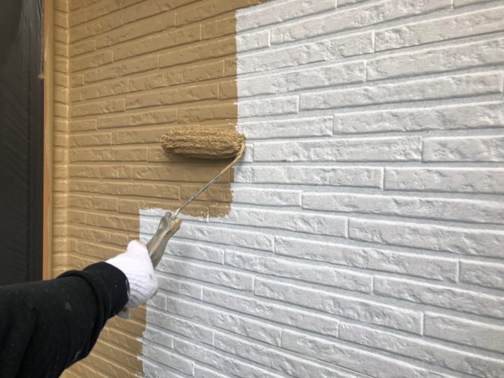 外壁中塗り