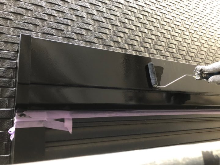 シャッタボックス中塗り