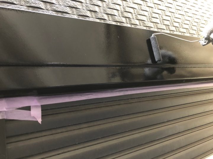 シャッタ－ボックス上塗り