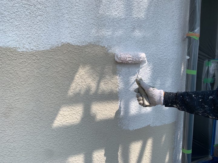 外壁下塗り