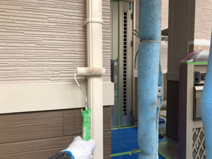 雨樋上塗り