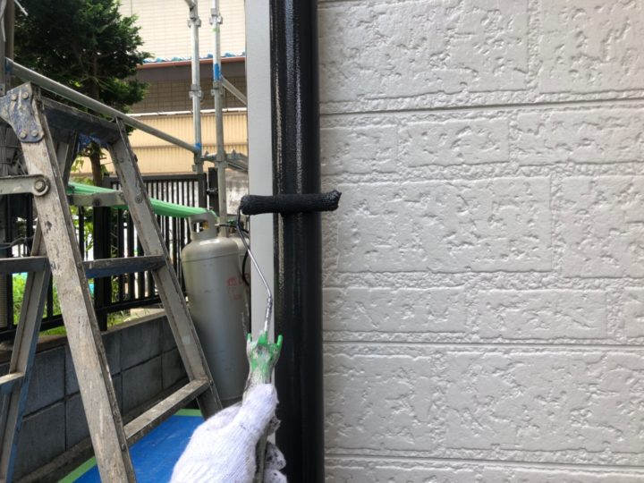 雨樋上塗り