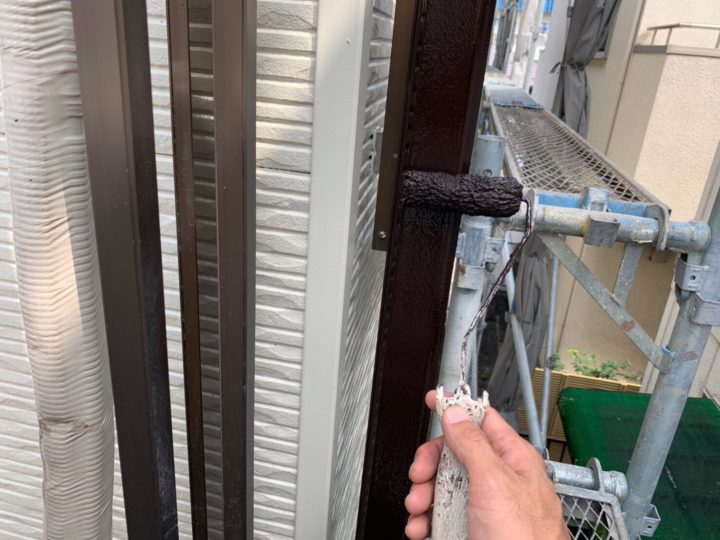 雨樋塗装2回目