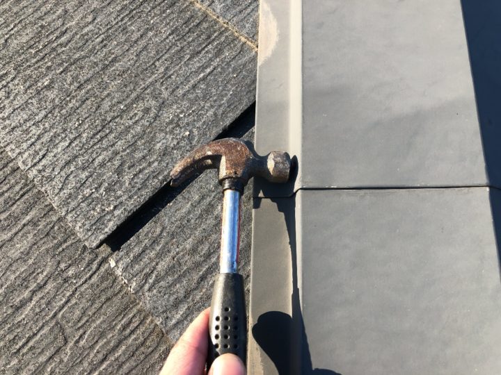 板金釘打ち作業