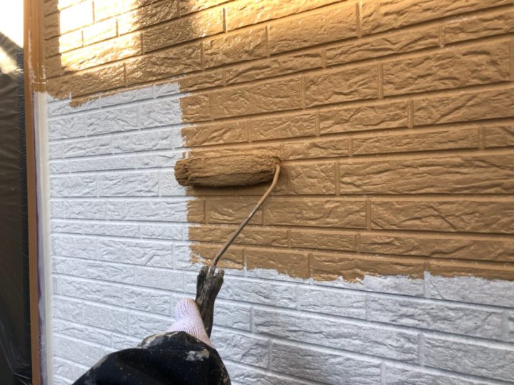 外壁中塗り