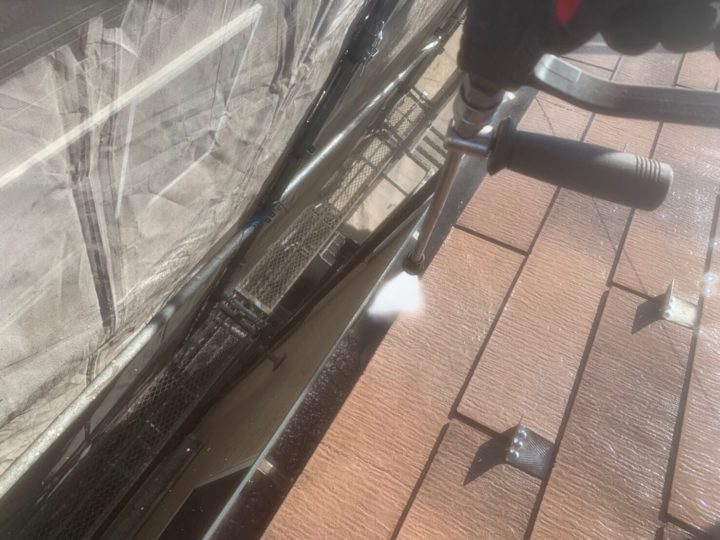 雨樋内部高圧洗浄