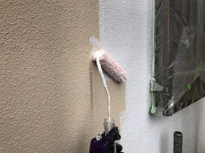 外壁下塗り