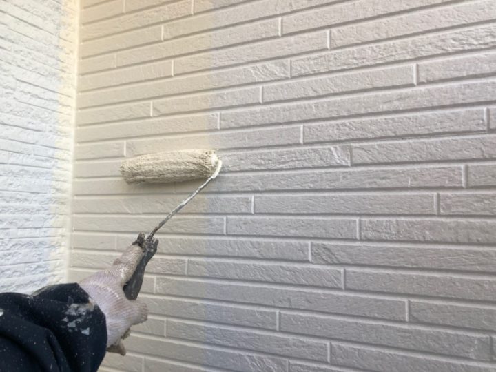 外壁中塗り