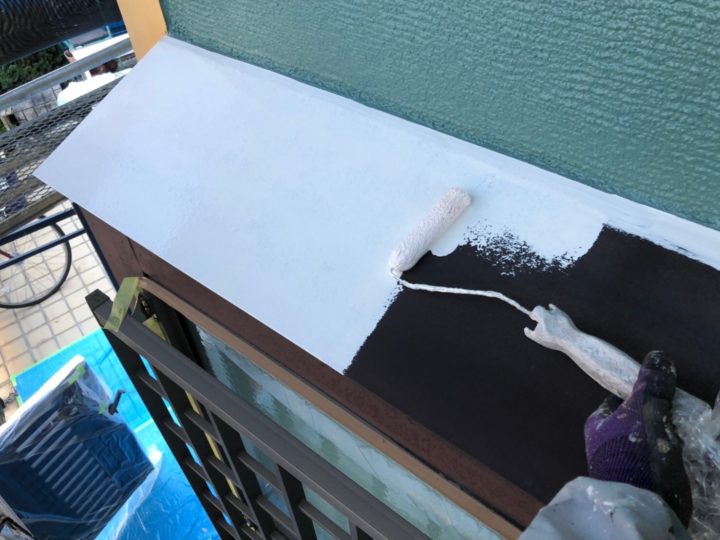 霧除け下塗り