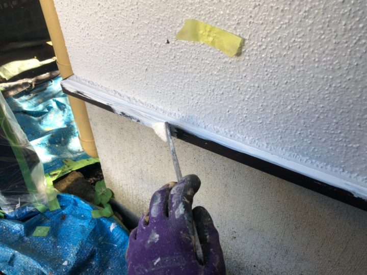 水切り下塗り