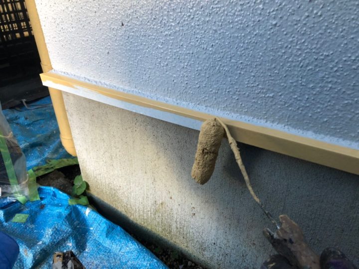 水切り中塗り
