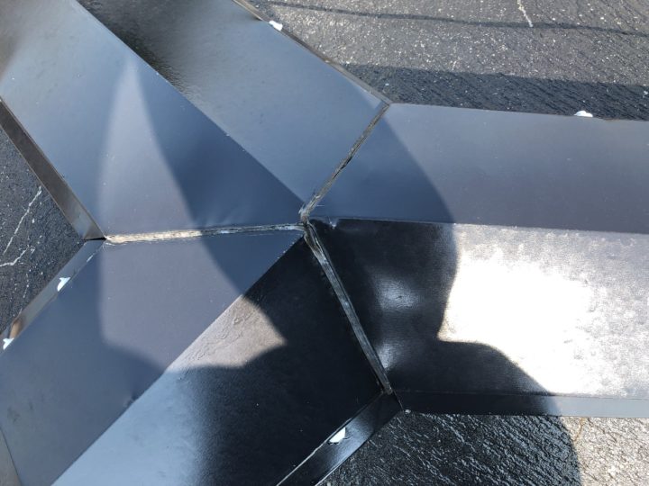 棟板金シ－リング補修施工前
