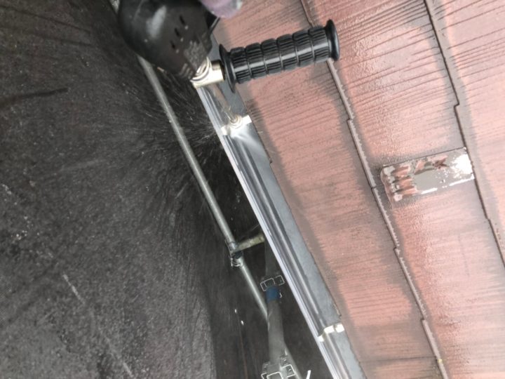 雨樋高圧洗浄