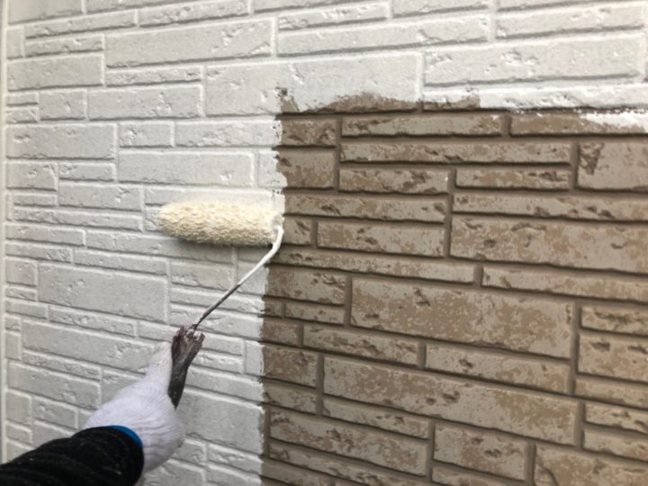 外壁下塗り
