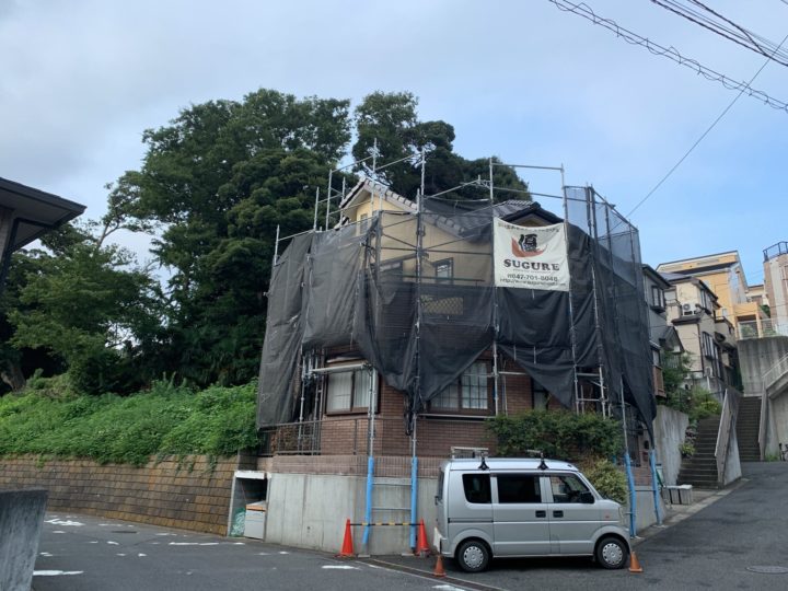 足場組立状況