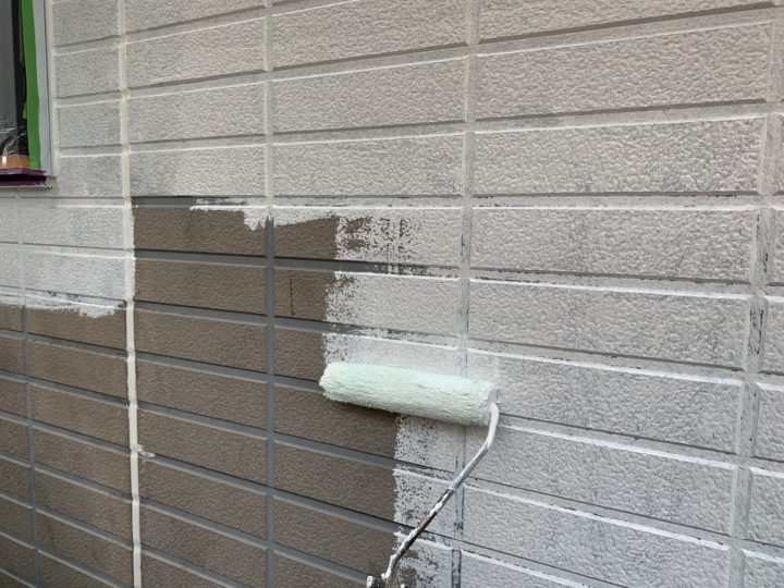 外壁下塗り