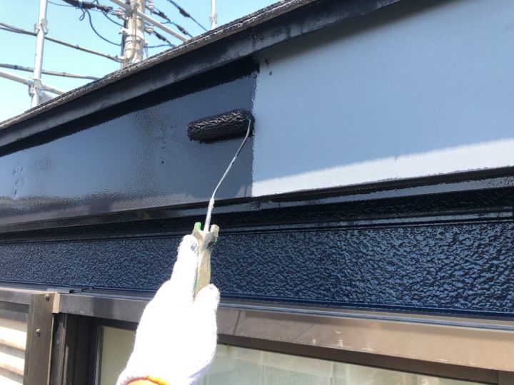 破風板中塗り