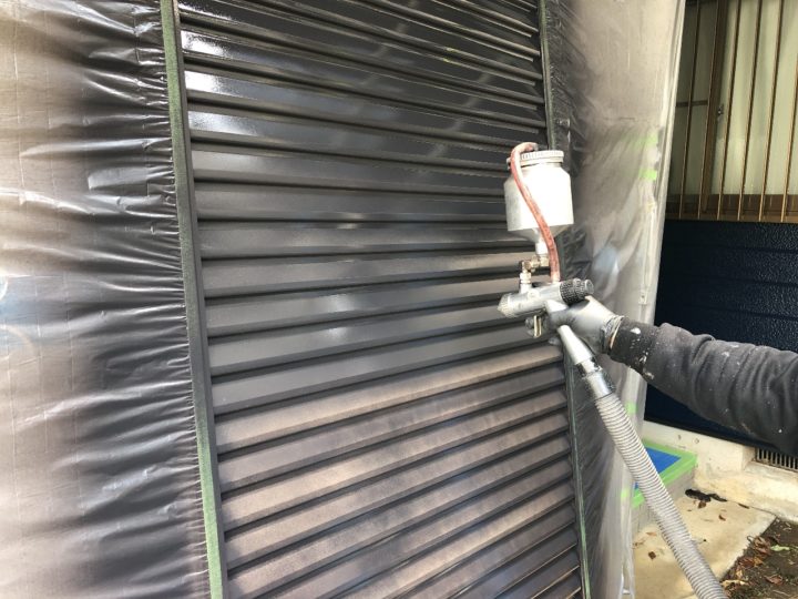雨戸上塗り