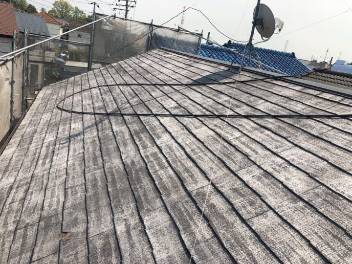 屋根高圧洗浄施工後