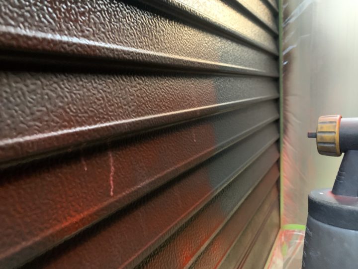 雨戸中塗り