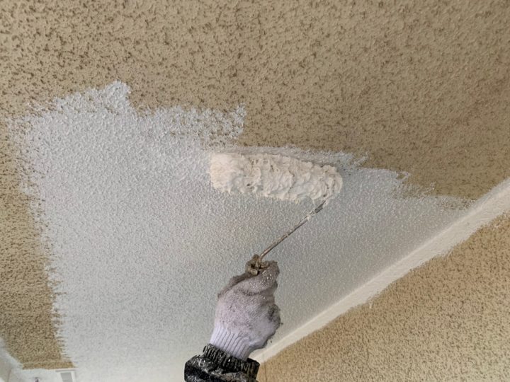 軒天下塗り