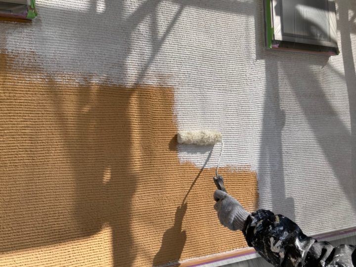 外壁下塗り