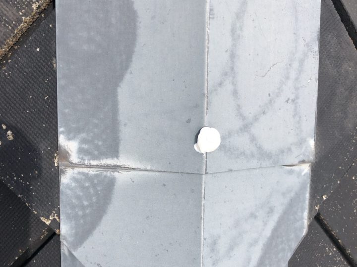 下り板金シーリング施工後