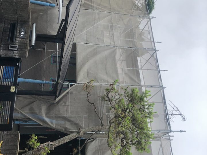 足場組立状況