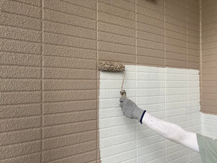 外壁中塗り