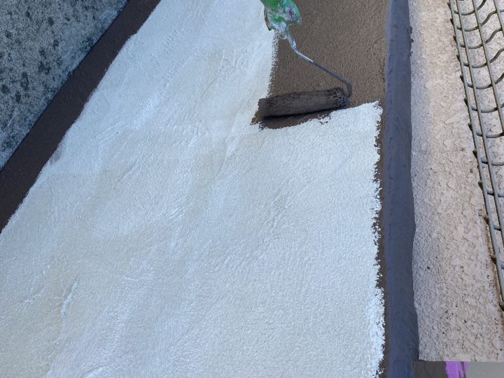 外構中塗り