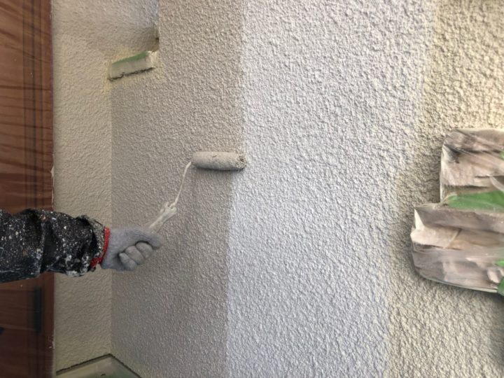 外壁中塗り