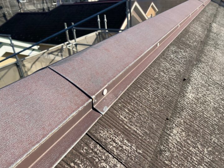 棟板金のシーリング補修