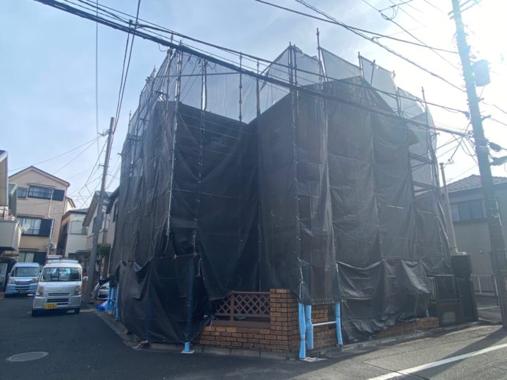 足場組立状況
