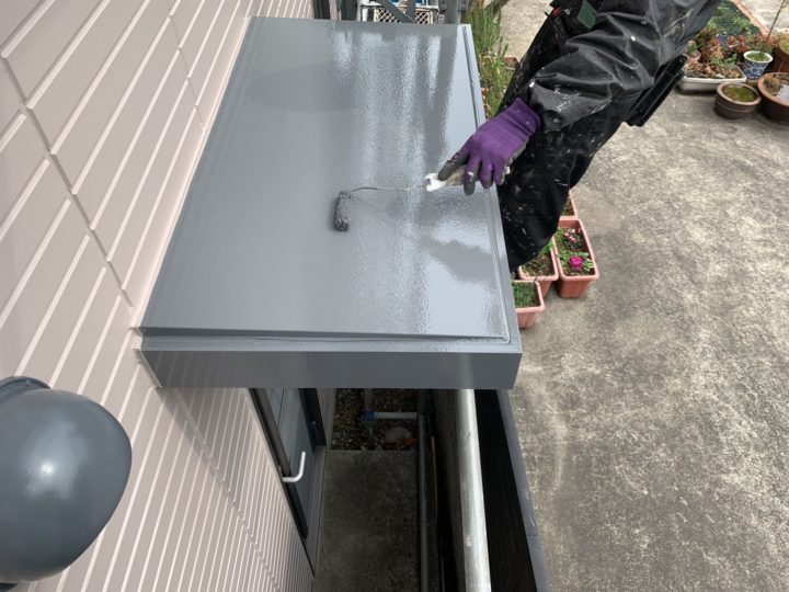 霧除け上塗り
