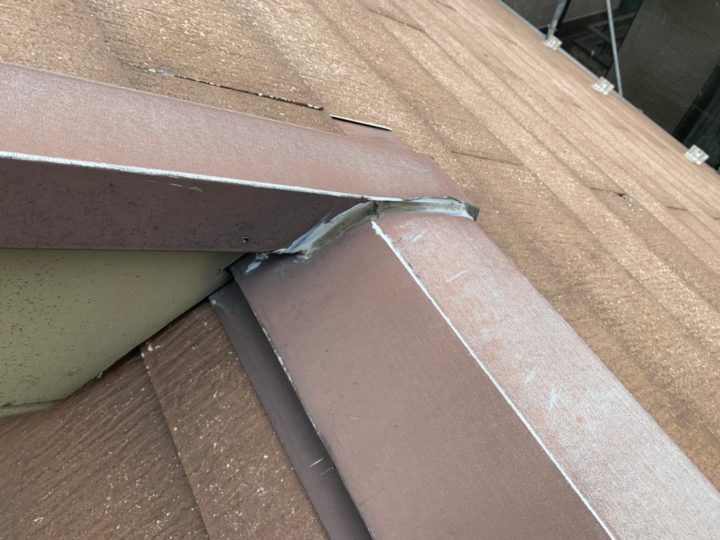 板金シーリング施工前